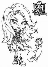 Monster High Pages Coloring Spectra Baby Choose Board Printable sketch template
