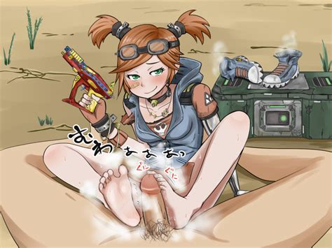 rule 34 barefoot borderlands borderlands 2 female foot fetish footjob