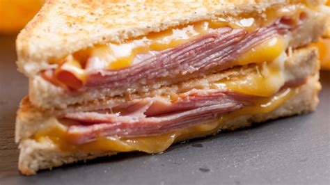 jeff mauros perfect grilled cheese  ham todaycom