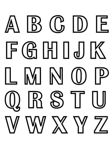 coloring pages alphabet coloring page