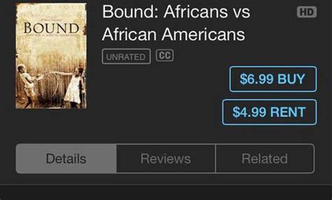 Documentary Bound Africans Vs African Americans Now On Itunes Dunia