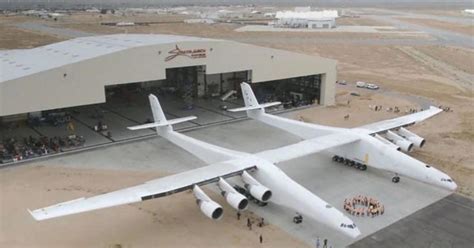 worlds biggest airplane takes flight   time  mojave desert