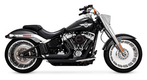 Vance Hines Shortshots Staggered Exhaust For Harley Softail 1986 2011