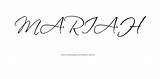 Mariah Tattoo Name Designs sketch template
