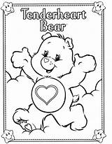 Coloring Care Bear Pages Bears Caring Printable Sheets Kids Colouring Color Tenderheart Print Carebear Cute Cartoon Book Books Adult Getcolorings sketch template