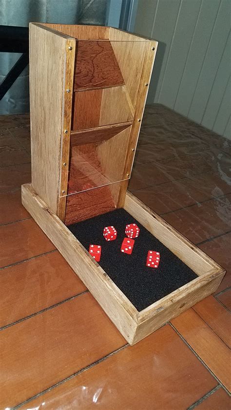handmade dice tower simple  effective