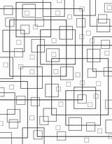 Coloring Pages Squares Popular sketch template
