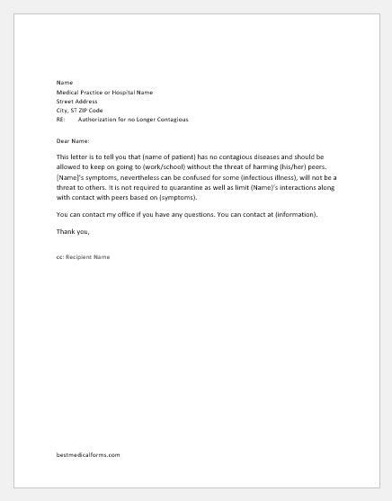 medical reason sample doctor letter  patient master  template
