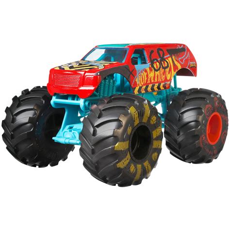 New Hot Wheels Monster Trucks Demo Derby Crushable Car Ready To My