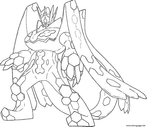 zygarde coloring pages coloring home