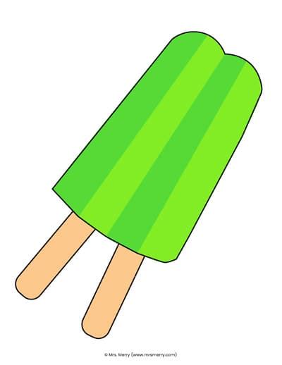 popsicle templates  printable  merry