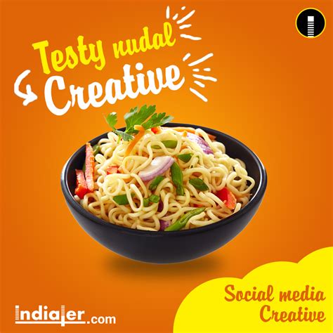 indiater social media food creative template indiater
