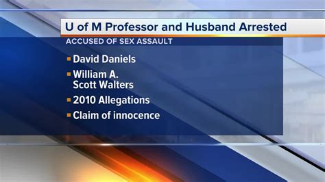 University Of Michigan Professor Husband Arrested On Sex