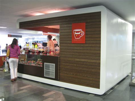 wooden kiosk design