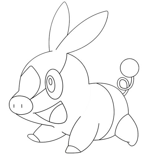 tepig coloring coloring pages