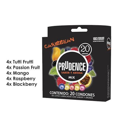 prudence mix 5 flavours condom