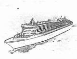 Coloring Titanic Britannic Ausmalbild Kleurplaat Britanic Cruise Liner Rms Malvorlagen sketch template