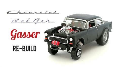 Hot Wheels Custom 1955 Chevy Bel Air Gasser Youtube