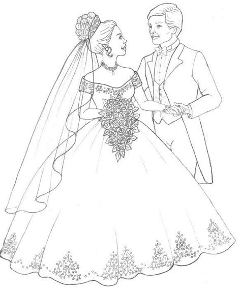 bride coloring pages wedding coloring pages coloring pages  girls