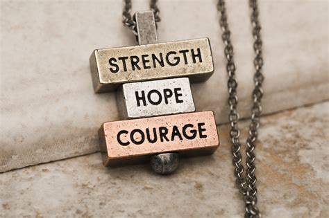 strength hope courage  west
