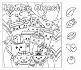 Hidden Printable Pages Coloring Objects Hard Worksheet Object Worksheets Printablee Via Adult sketch template