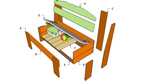 wood work wood storage bench plans  easy diy woodworking
