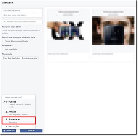 dica crie álbuns privados no facebook e hospede suas fotos grátis em nuvem