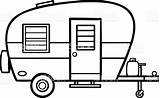Camping Wohnwagen Campers Dxf Clipground Roulotte Colorier Clipartmag Binged sketch template