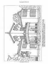 Coloring Pages Victorian Houses House Book Colouring Books Adult History Dover Stress Smith Printablecolouringpages Color Choose Board Coloringtop sketch template