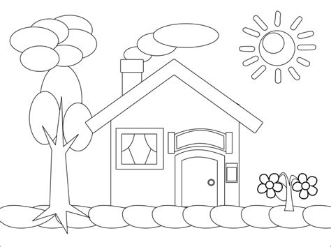 print  amazing coloring page houses coloring pages