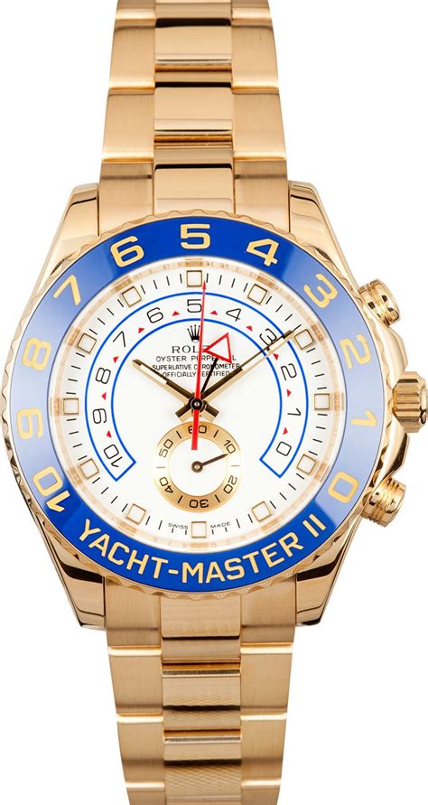 rolex yacht master ii 18k yellow gold 116688