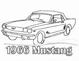 Mustang Coloring Pages Car Old Ford Cars Drawing Classic Gt Preschool Printable Muscle School Mustangs Funny Print 1966 Fashioned Sheets sketch template