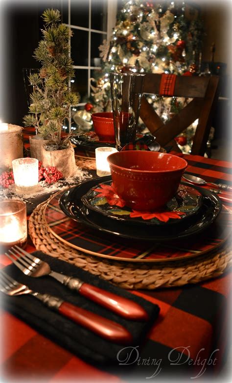 dining delight canadian lodge inspired christmas tablescape