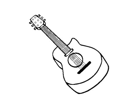 flamenco guitar coloring page coloringcrewcom
