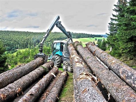 logging tractor