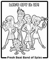 Coloring Pages Fresh Band Beat Spies Group Nickelodeon Coloringpagesfortoddlers Choose Board sketch template