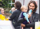 Image result for Russell Brand and wife and Kids. Size: 139 x 100. Source: radaronline.com