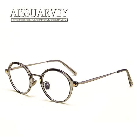 buy round metal eyeglasses frames women men small