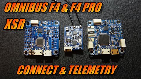 Omnibus F4 F4 Pro And Xsr Connect And Telemetry Youtube