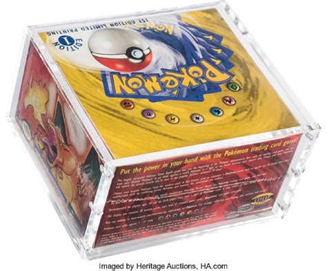 pokemon tcg base set  edition box   auction