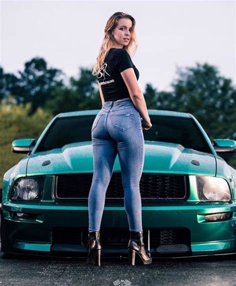 Mustang Girl By Leroy Van Mudh On Mustang Car Girls Girly Car