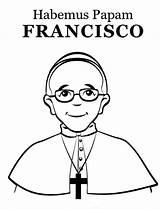 Pope Francis Coloring La Papa Francisco Pages Catholic Foi éveil Saints Catholiques Simple école Color Getcolorings Holy Church Da Printable sketch template