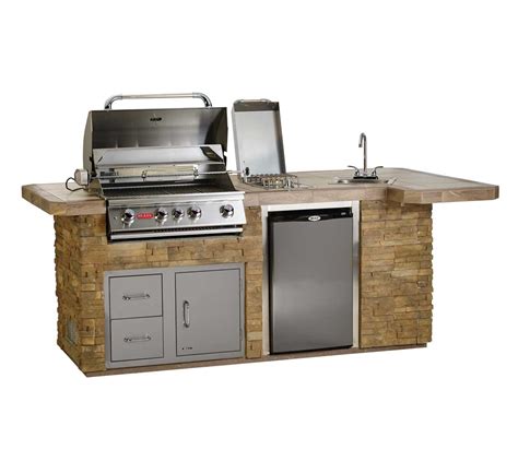 pre built outdoor kitchen grill island   design