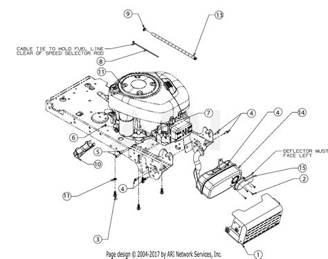 troy bilt amks pony  parts diagram  engine accessories