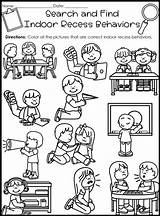 School Activities Rules Behavior Worksheets Classroom Kindergarten Kids Printable Preschool Worksheet Back Find Routines Search English Social Teacherspayteachers Toddler Sold sketch template