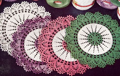 printable crochet doilies patterns  calendar printable