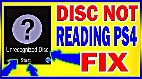 ps unrecognized disc fix youtube