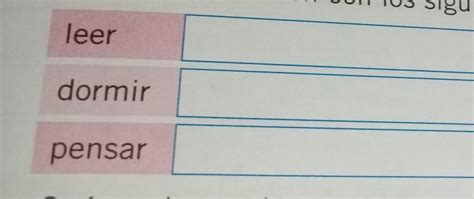 Escribo Una Oración Con Los Siguiente Verbos En Modo Indicativo