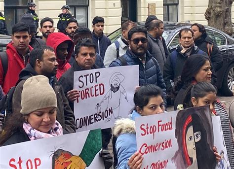 Overseas Pakistani Christians Protest Against Human Rights Violations