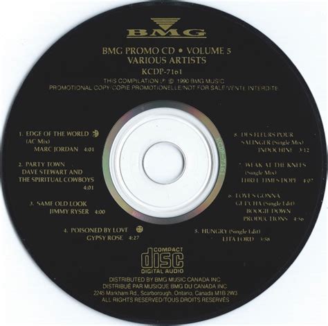 bmg promo cd volume   cd discogs